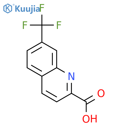 7-(trifluoromethyl)quinoline-2-carboxylic acid structure