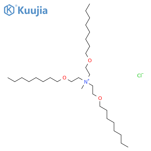 Ethanaminium, N-methyl-2-(octyloxy)-N,N-bis[2-(octyloxy)ethyl]-, chloride structure