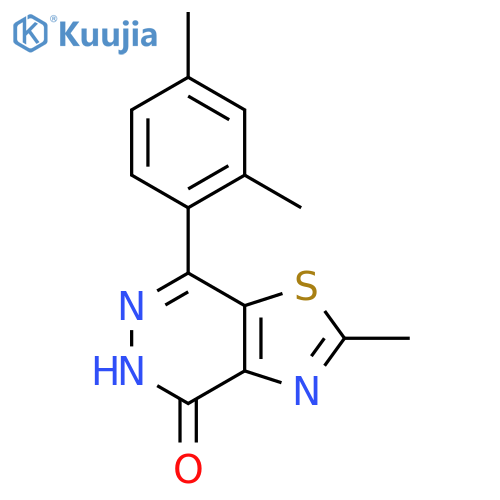 7-(2,4-dimethylphenyl)-2-methyl[1,3]thiazolo[4,5-d]pyridazin-4(5H)-one structure