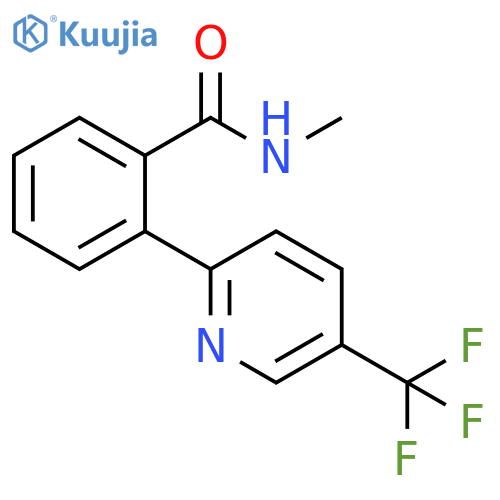 N-methyl-2-[5-(trifluoromethyl)pyridin-2-yl]benzamide structure
