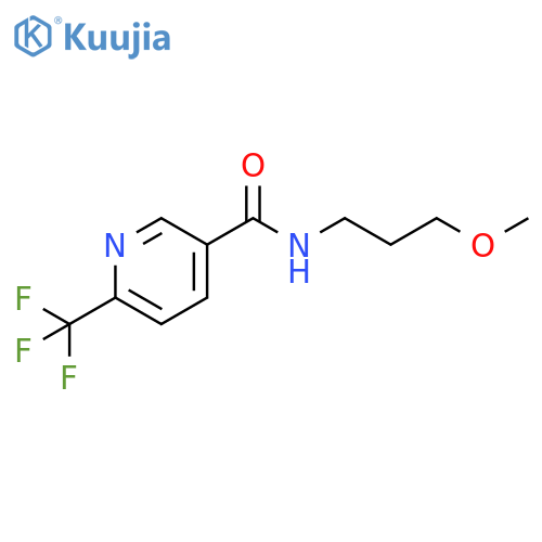 N-(3-Methoxypropyl)-6-(trifluoromethyl)pyridine-3-carboxamide structure