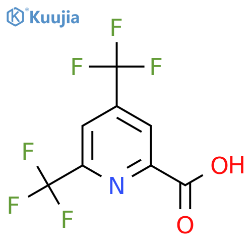 4,6-Bis(trifluoromethyl)-2-pyridinecarboxylic Acid structure
