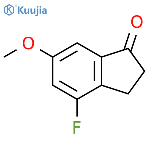 4-Fluoro-6-methoxy-2,3-dihydro-1H-inden-1-one structure