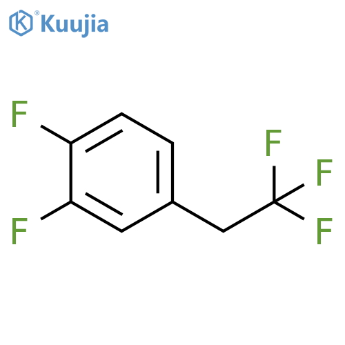 1,2-difluoro-4-(2,2,2-trifluoroethyl)benzene structure