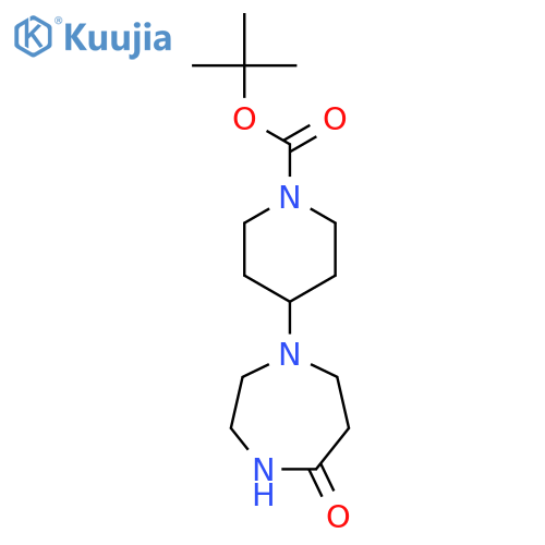 tert-Butyl 4-(5-oxo-1,4-diazepan-1-yl)piperidine-1-carboxylate structure