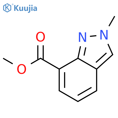 Methyl 2-methyl-2H-indazole-7-carboxylate structure