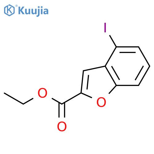 Ethyl 4-iodo-1-benzofuran-2-carboxylate structure