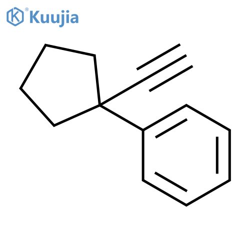 (1-Ethynylcyclopentyl)benzene structure