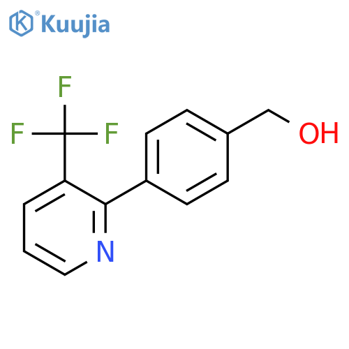 {4-[3-(Trifluoromethyl)-2-pyridinyl]-phenyl}methanol structure