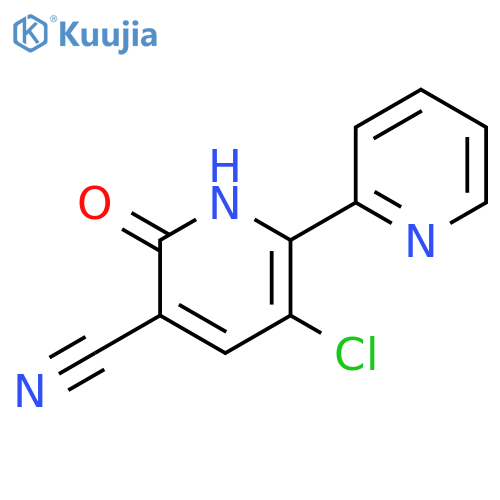 5-Chloro-2-oxo-6-(2-pyridinyl)-1,2-dihydro-3-pyridinecarbonitrile structure