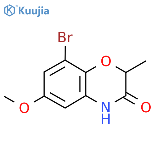8-Bromo-6-methoxy-2-methyl-2H-1,4-benzoxazin-3(4H)-one structure