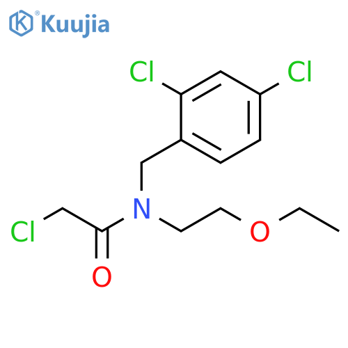 Acetamide, 2-chloro-N-[(2,4-dichlorophenyl)methyl]-N-(2-ethoxyethyl)- structure