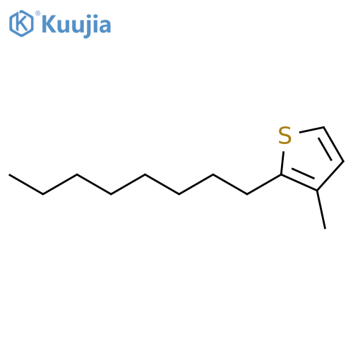 Thiophene, 3-methyl-2-octyl- structure