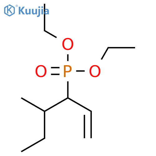Phosphonic acid, (1-ethenyl-2-methylbutyl)-, diethyl ester structure