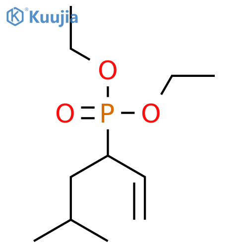 Phosphonic acid, (1-ethenyl-3-methylbutyl)-, diethyl ester structure