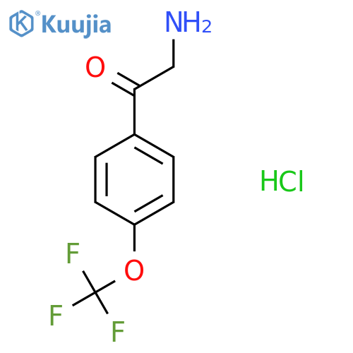 2-Amino-1-(4-trifluoromethoxyphenyl)ethanone Hydrochloride structure
