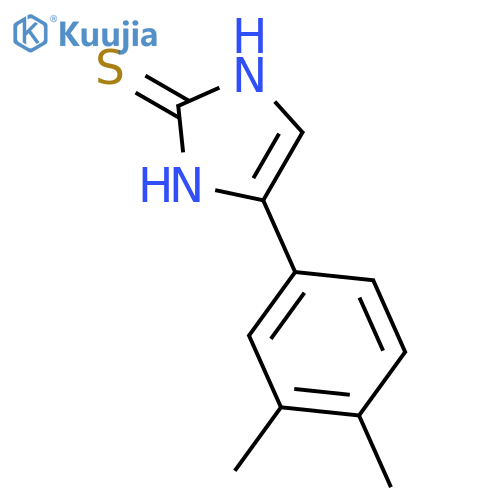 4-(3,4-dimethylphenyl)-1,3-dihydro-2H-Imidazole-2-thione structure