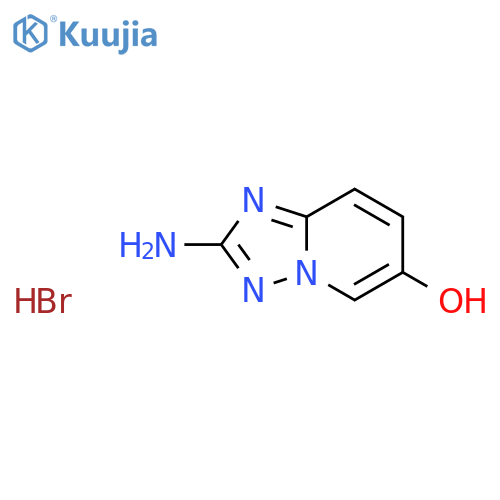 2-Amino-1,2,4triazolo1,5-apyridin-6-ol Hydrobromide structure