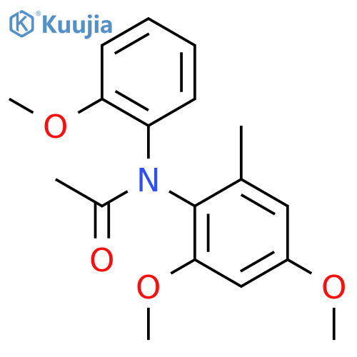 Acetamide, N-(2,4-dimethoxy-6-methylphenyl)-N-(2-methoxyphenyl)- structure
