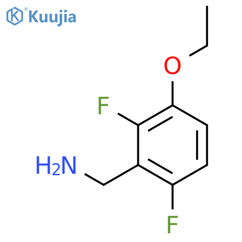 1-(3-Ethoxy-2,6-difluorophenyl)methanamine structure