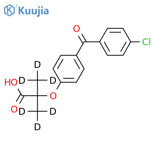 Fenofibric-d6 Acid structure