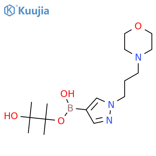 4-(3-(4-(4,4,5,5-Tetramethyl-1,3,2-dioxaborolan-2-yl)-1H-pyrazol-1-yl)propyl)morpholine structure