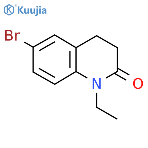 2(1H)-Quinolinone, 6-bromo-1-ethyl-3,4-dihydro- structure