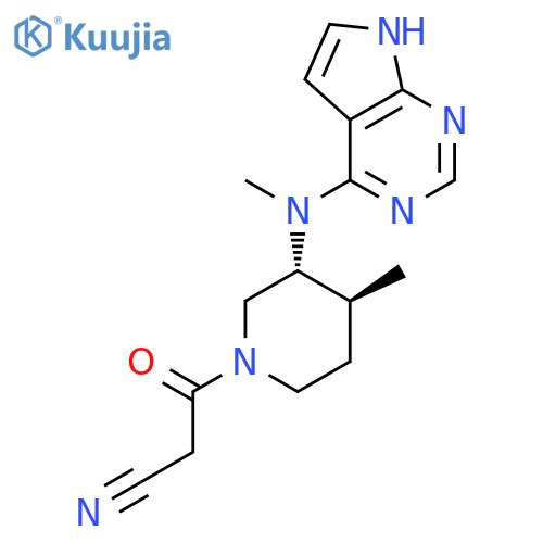 (3R,4S)-Tofacitinib structure