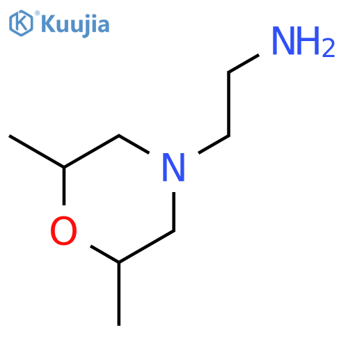 2-(2R,6S)-2,6-dimethylmorpholin-4-ylethan-1-amine structure