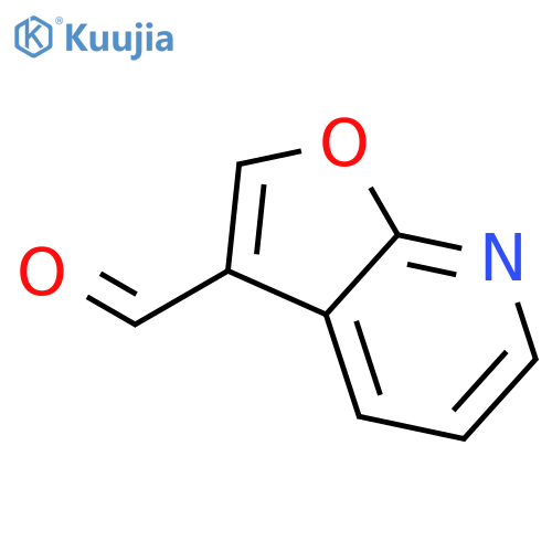 Furo[2,3-b]pyridine-3-carboxaldehyde structure