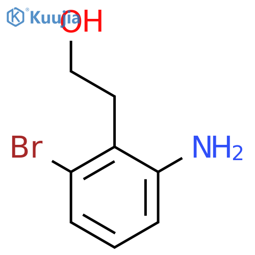 2-amino-6-bromophenethyl alcohol structure