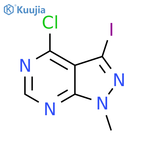 4-Chloro-3-iodo-1-methyl-1H-pyrazolo3,4-dpyrimidine structure