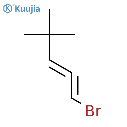 1,2-Pentadiene, 1-bromo-4,4-dimethyl-, (±)- structure