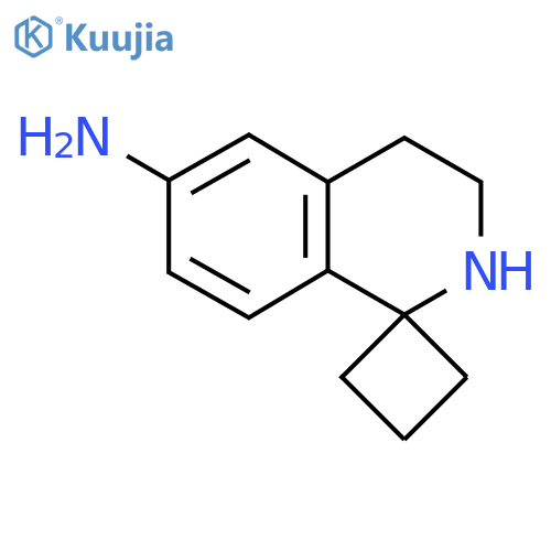 3',4'-Dihydro-spiro[cyclobutane-1,1'(2'H)-isoquinolin]-6'-amine structure