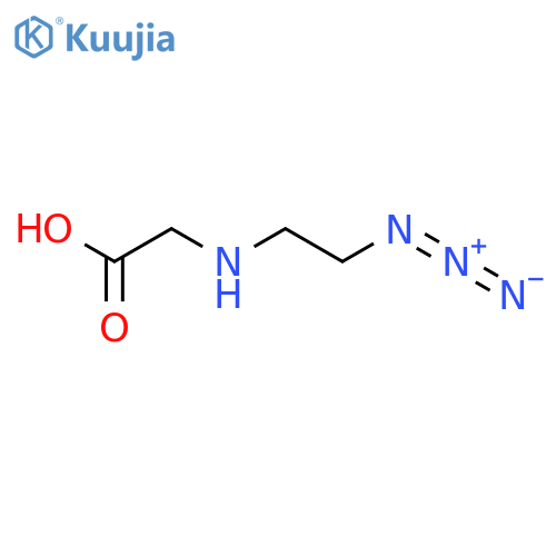 2-(2-azidoethyl)aminoacetic acid structure