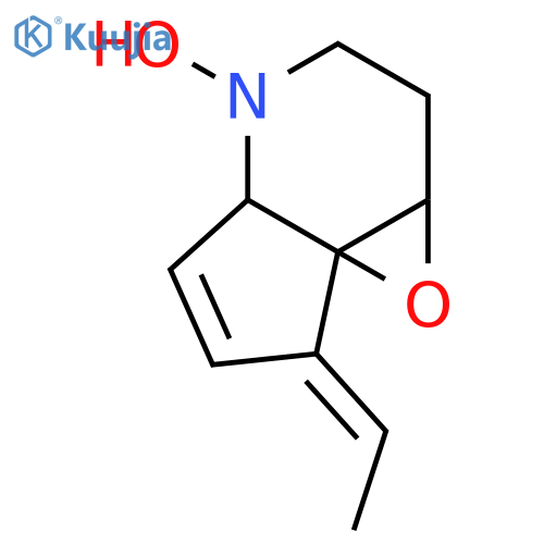 Cyclopent[b]oxireno[c]pyridine, 7-ethylidene-1a,2,3,4,4a,7-hexahydro-4-hydroxy- structure