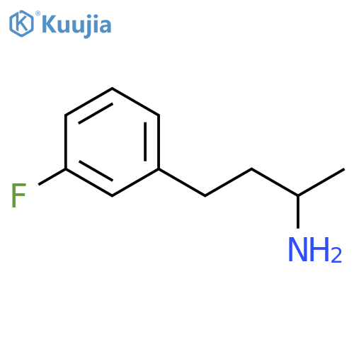 4-(3-fluorophenyl)butan-2-amine structure