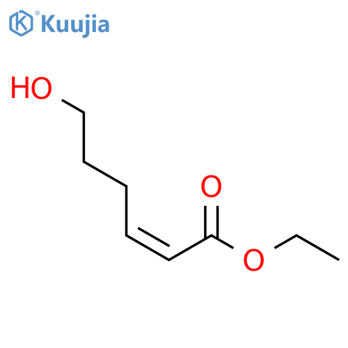 2-Hexenoic acid, 6-hydroxy-, ethyl ester, (2Z)- structure