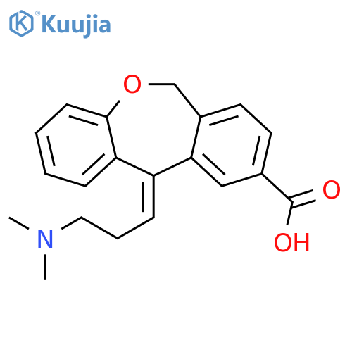 Dibenz[b,e]oxepin-9-carboxylic acid, 11-[3-(dimethylamino)propylidene]-6,11-dihydro-, (Z)- structure