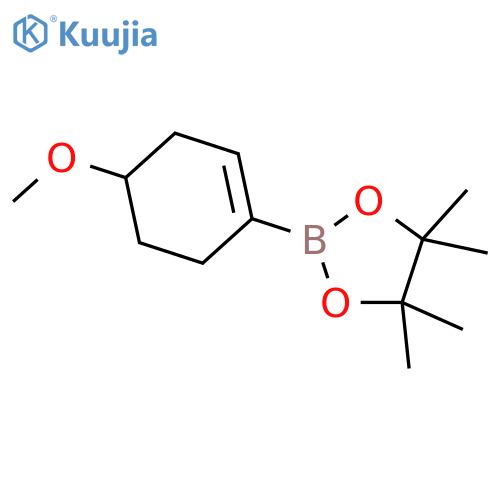 2-(4-Methoxycyclohex-1-en-1-yl)-4,4,5,5-tetramethyl-1,3,2-dioxaborolane structure