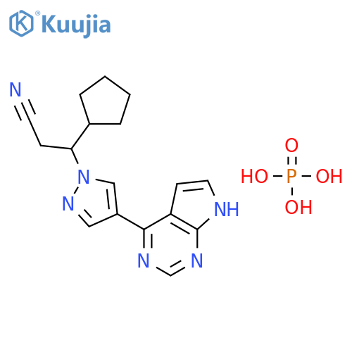 Ruxolitinib phosphate structure
