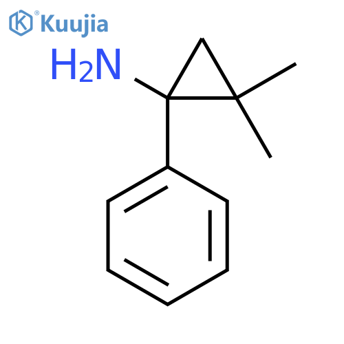 2,2-Dimethyl-1-phenylcyclopropan-1-amine structure