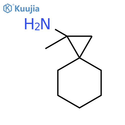 SPIRO[2.5]OCTAN-1-AMINE, 1-METHYL- structure