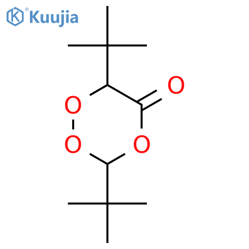 1,2,4-Trioxan-5-one, 3,6-bis(1,1-dimethylethyl)- structure