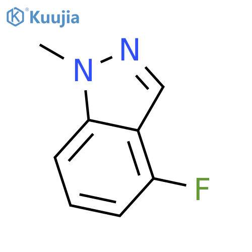 4-Fluoro-1-methyl-1H-indazole structure