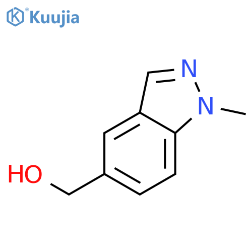 (1-Methyl-1H-indazol-5-YL)methanol structure