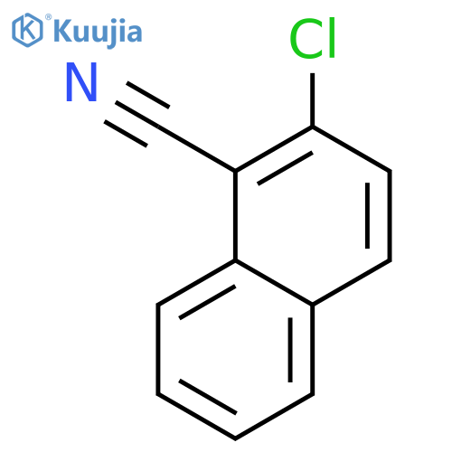 2-chloronaphthalene-1-carbonitrile structure