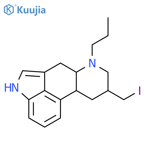 Ergoline,8-(iodomethyl)-6-propyl-, (8b)- (9CI) structure