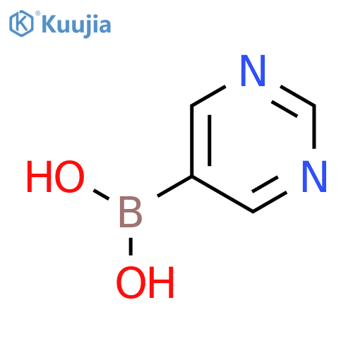 5-Pyrimidylboronic acid structure