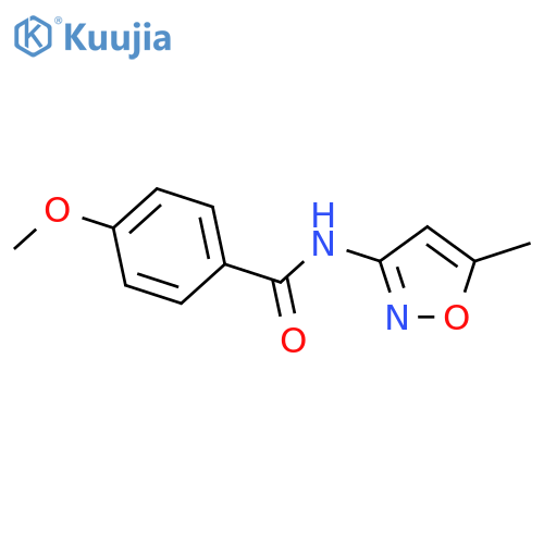 4-methoxy-n-(5-methyl-1,2-oxazol-3-yl)benzamide structure